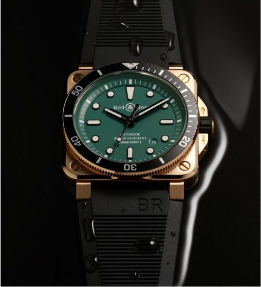 Bell & RossRʿȫƳBR 03-92 Diver Black & Green Bronz